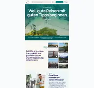 Kleine Seitenvorschau von 22places.de