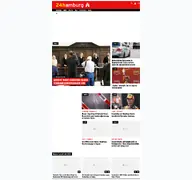 Kleine Seitenvorschau von 24hamburg.de