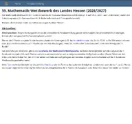 Kleine Seitenvorschau von mathematik-wettbewerb.de