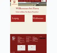 Kleine Seitenvorschau von zinwa.de