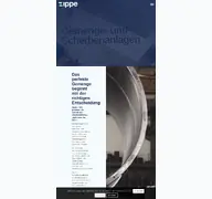 Kleine Seitenvorschau von zippe.de