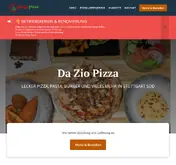 Kleine Seitenvorschau von daziopizza.de