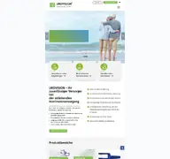 Kleine Seitenvorschau von urovision.de