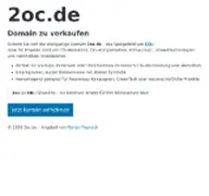 Kleine Seitenvorschau von 2oc.de