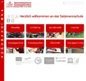 Kleine Seitenvorschau von salzmannschule.de