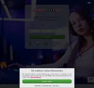 Kleine Seitenvorschau von gamerdate.de