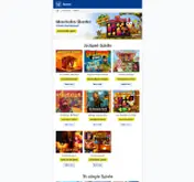 Kleine Seitenvorschau von games.1und1.de