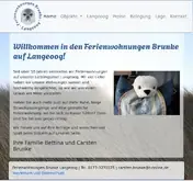 Kleine Seitenvorschau von ferienwohnungen-brunke.de