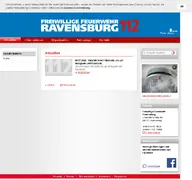 Kleine Seitenvorschau von feuerwehr.ravensburg.de