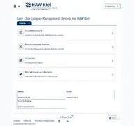 Kleine Seitenvorschau von casy.haw-kiel.de