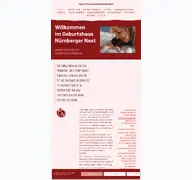 Kleine Seitenvorschau von nuernberger-nest.de