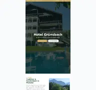 Kleine Seitenvorschau von hotel-gruensbach.at
