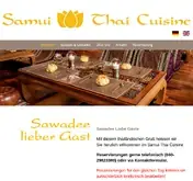 Kleine Seitenvorschau von samui-restaurant.de