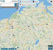 Kleine Seitenvorschau von radnetzplaner-mv.de