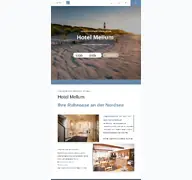 Kleine Seitenvorschau von hotel-mellum.de