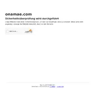 Kleine Seitenvorschau von onamae.com