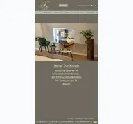 Kleine Seitenvorschau von hotel-zur-krone-st-martin.de