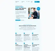 Kleine Seitenvorschau von garantie-direkt.de