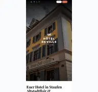 Kleine Seitenvorschau von hoteldeville.de