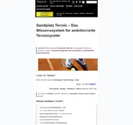 Kleine Seitenvorschau von sandplatz-tennis.de