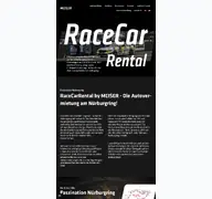 Kleine Seitenvorschau von racecarrental.de