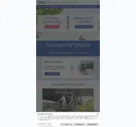 Kleine Seitenvorschau von fahrradpetersen.de