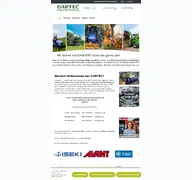 Kleine Seitenvorschau von gartec.de