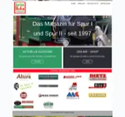 Kleine Seitenvorschau von gartenbahn.de