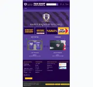 Kleine Seitenvorschau von fanshop-erzgebirge.de