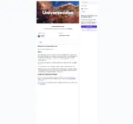 Kleine Seitenvorschau von universeodon.com