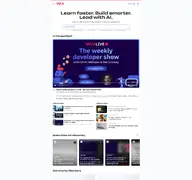 Kleine Seitenvorschau von wearedevelopers.com