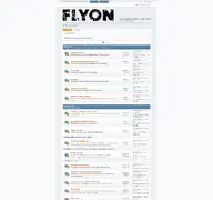 Kleine Seitenvorschau von flyon.at