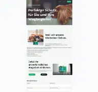 Kleine Seitenvorschau von santos-tierkrankenversicherung.de