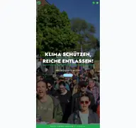 Kleine Seitenvorschau von fridaysforfuture.de