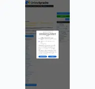 Kleine Seitenvorschau von onlinesprache.de