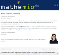 Kleine Seitenvorschau von mathemio.de