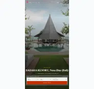 Kleine Seitenvorschau von sadara.resorthotel.de