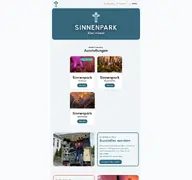 Kleine Seitenvorschau von sinnenpark.de