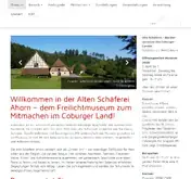 Kleine Seitenvorschau von schaeferei-ahorn.de
