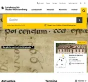 Kleine Seitenvorschau von landesarchiv-bw.de