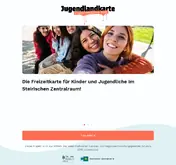 Kleine Seitenvorschau von jugendlandkarte.zentralraum-stmk.at