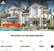 Kleine Seitenvorschau von sandsteinplatten.de