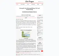 Kleine Seitenvorschau von zeit-fragen.ch