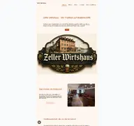 Kleine Seitenvorschau von zellerwirtshaus.de
