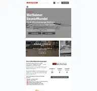 Kleine Seitenvorschau von wertheimer.de