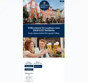 Kleine Seitenvorschau von gasthauserdinger-erding.de
