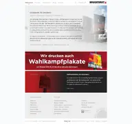 Kleine Seitenvorschau von druckpunkt.de