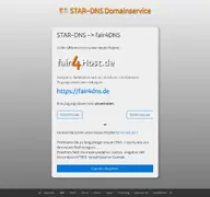 Kleine Seitenvorschau von star-dns.de