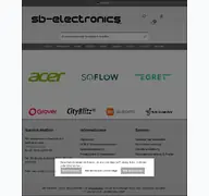 Kleine Seitenvorschau von sb-electronics.de