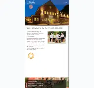 Kleine Seitenvorschau von gasthof-berger.de